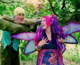 Woodchip the Pixie and Felicity Fairy at Old Down Country Park