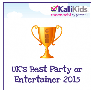 KalliKids Awards UK's Best Party or Entertainer 2015