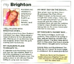 Felicity Fairu featured in the Brighton Argus